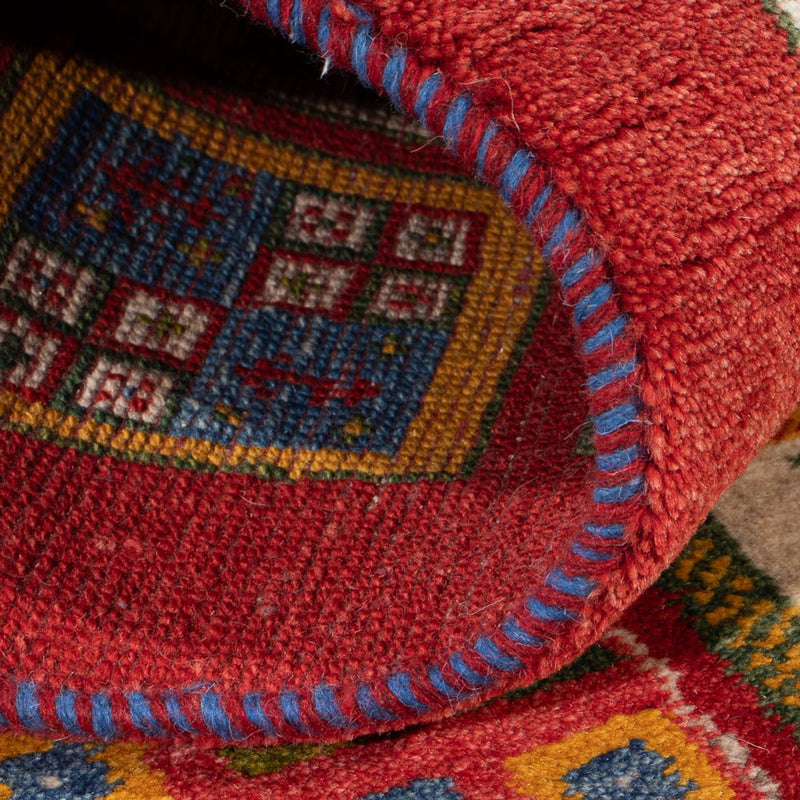 Biegacz Dywan Gabbeh - perski - 190 x 82 cm - wielokolorowy