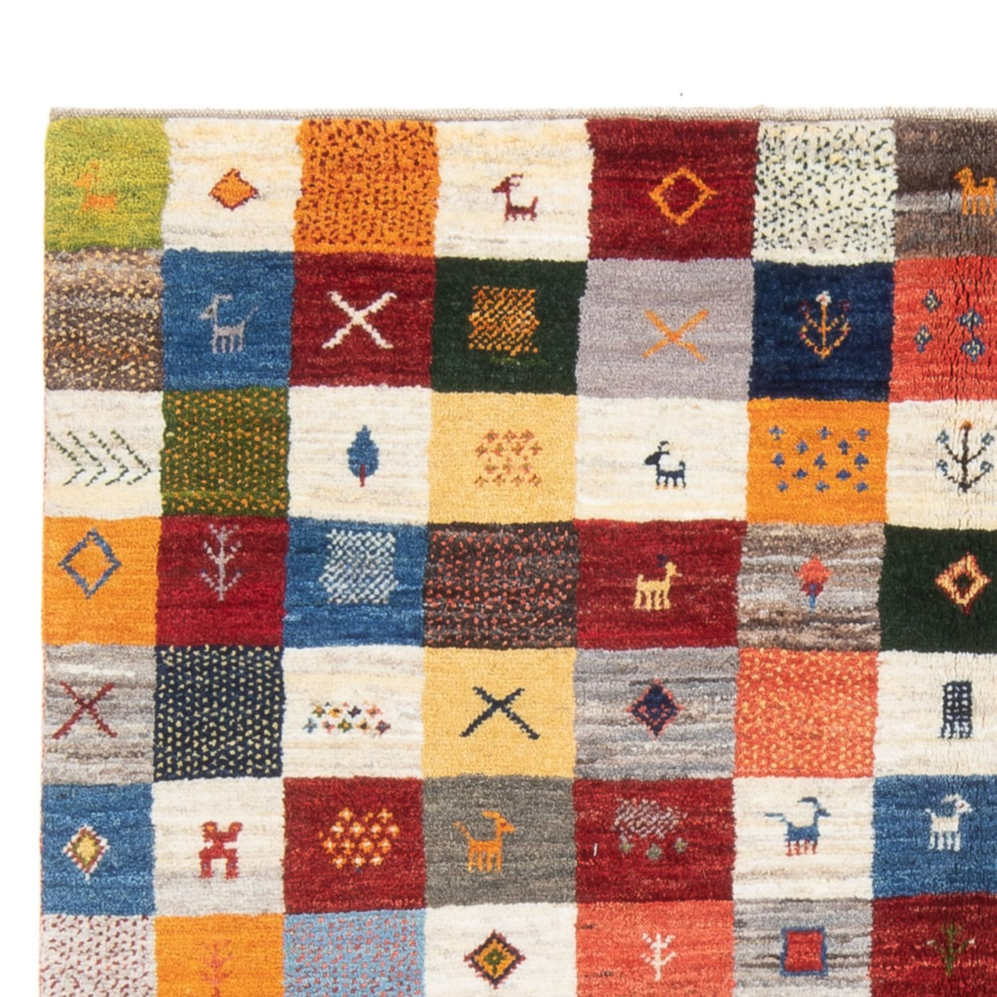 Gabbeh perski Dywan 201x157cm - Perserteppich Wollteppich