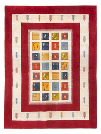 Dywan Gabbeh - perski - 204 x 157 cm - wielokolorowy