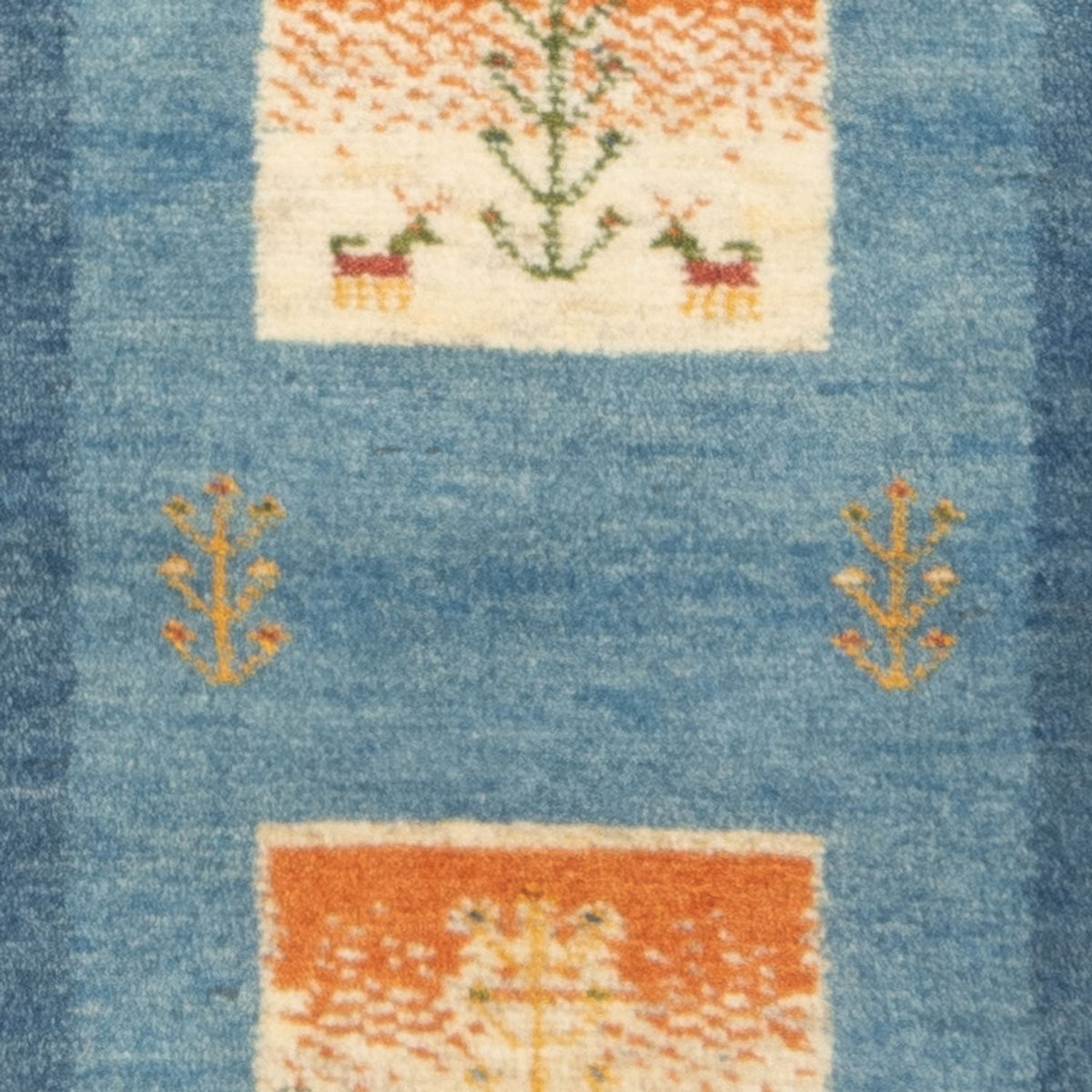 Biegacz Dywan Gabbeh - perski - 148 x 50 cm - wielokolorowy