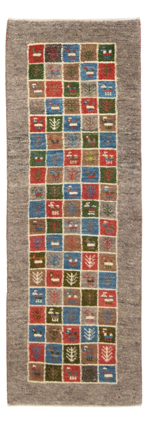 Biegacz Dywan Gabbeh - perski - 150 x 51 cm - wielokolorowy