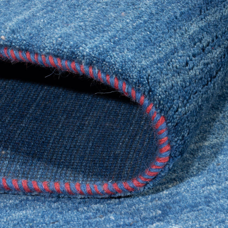 Dywan Gabbeh - perski - 252 x 170 cm - morski błękit