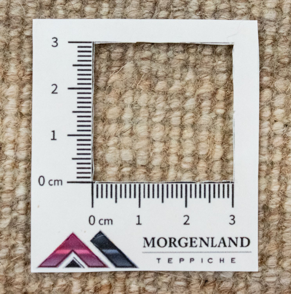 Dywan Gabbeh - perski - 60 x 40 cm - brązowy