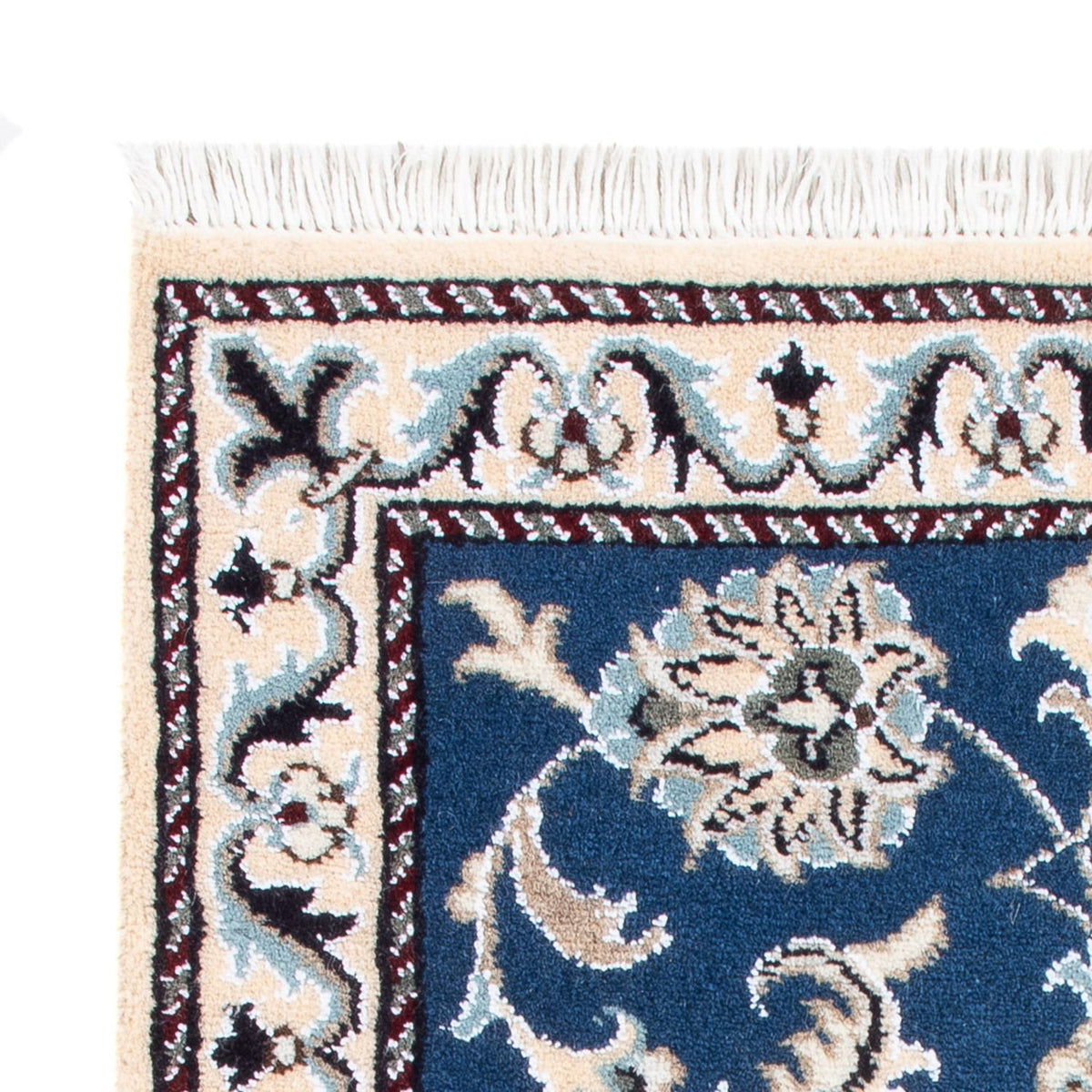 Dywan perski - Nain - 88 x 59 cm - niebieski