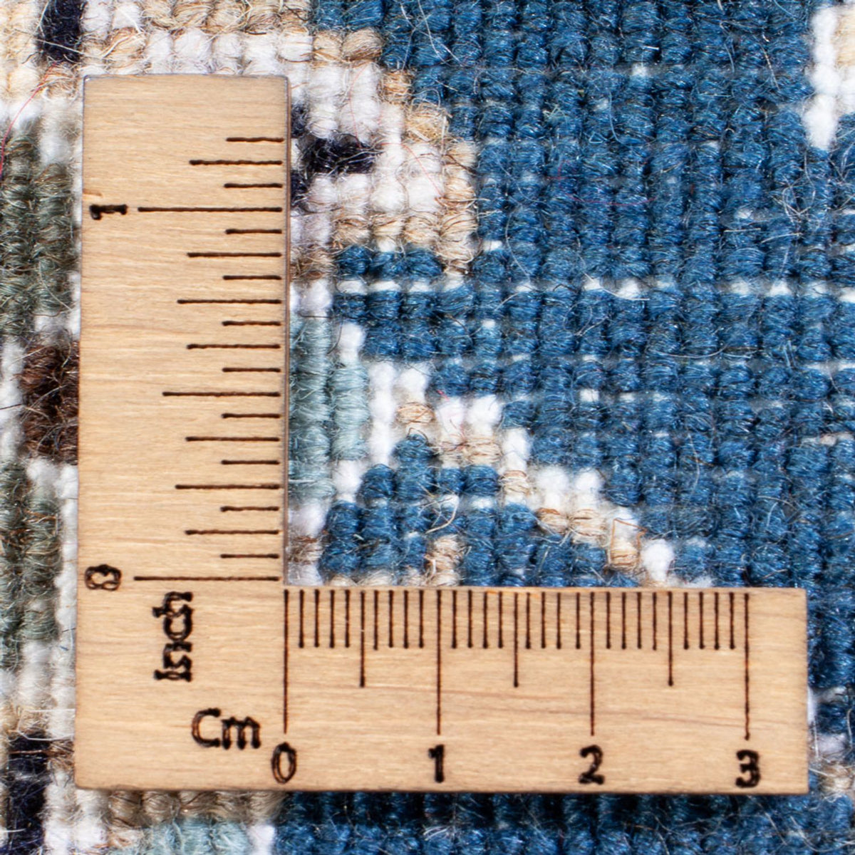 Dywan perski - Nain - 88 x 59 cm - niebieski