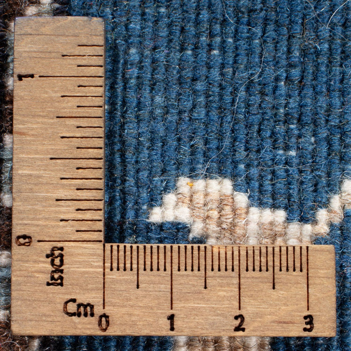 Biegacz Dywan perski - Nain - 198 x 78 cm - morski błękit