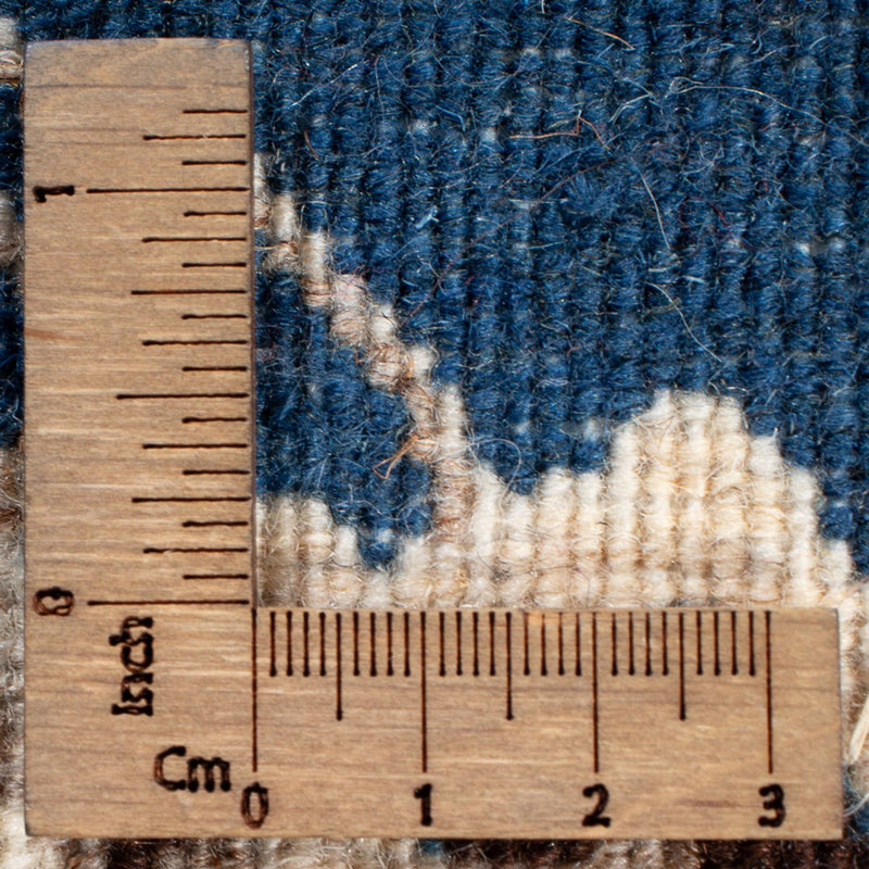 Biegacz Dywan perski - Nain - 198 x 79 cm - morski błękit