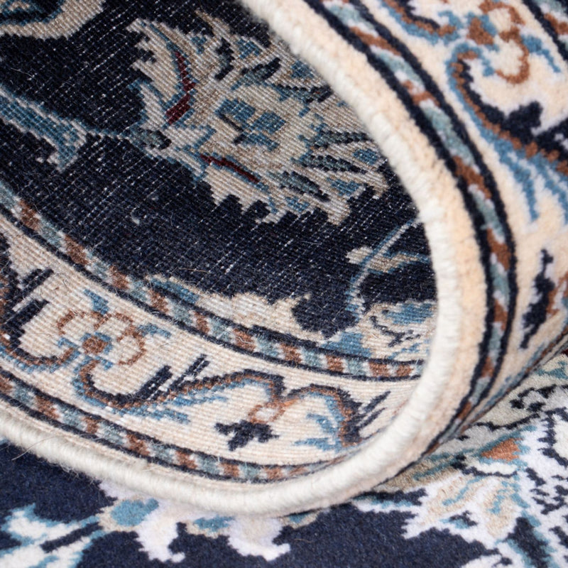 Biegacz Dywan perski - Nain - 210 x 79 cm - ciemnoniebieski