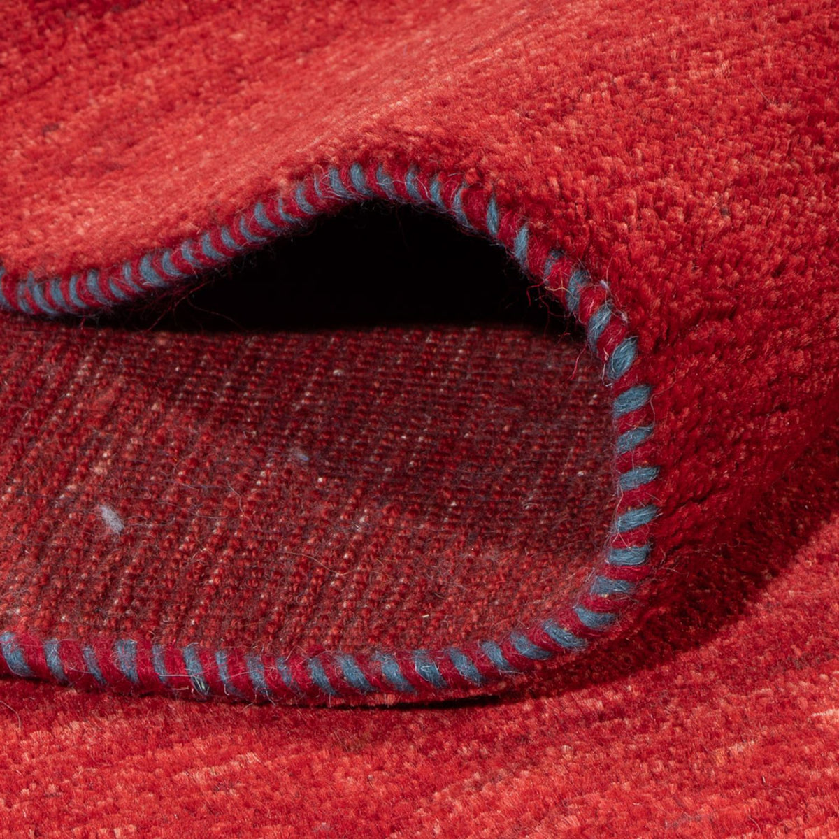 Dywan Gabbeh - perski kwadratowy  - 216 x 207 cm - czerwony