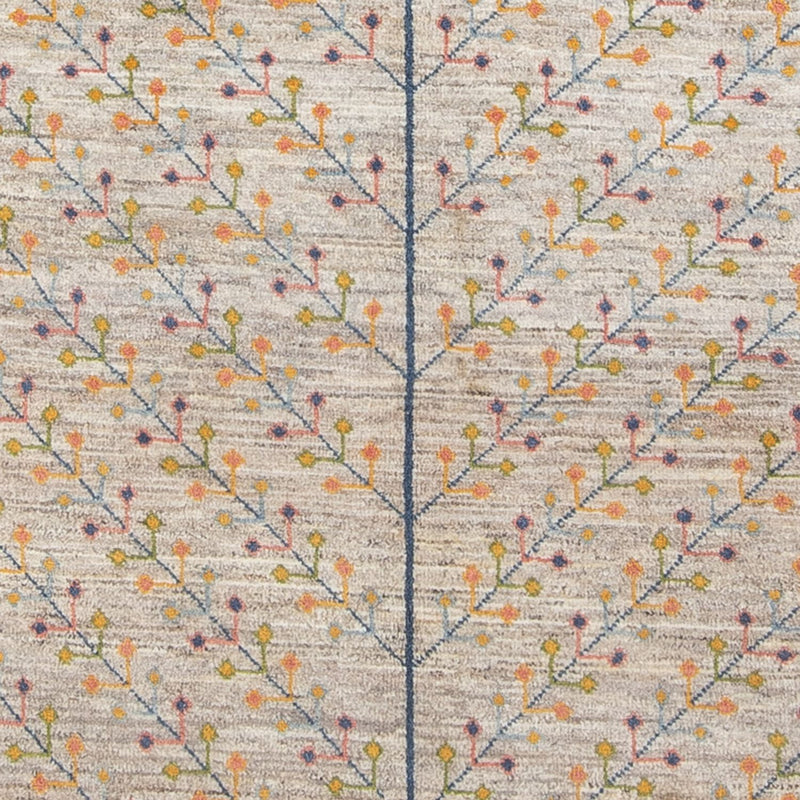 Dywan Gabbeh - perski - 200 x 151 cm - ciemny beż