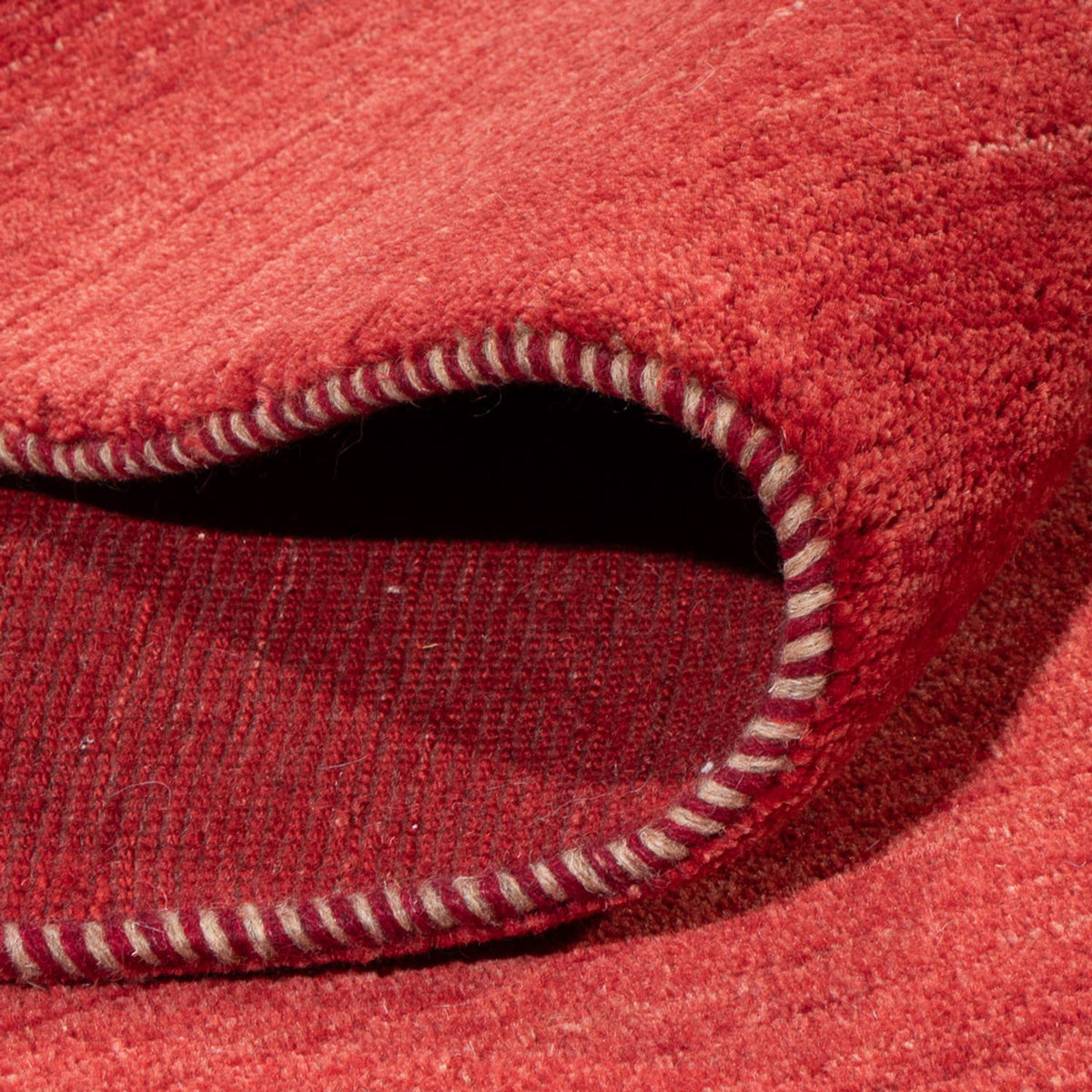 Dywan Gabbeh - perski kwadratowy  - 210 x 210 cm - czerwony