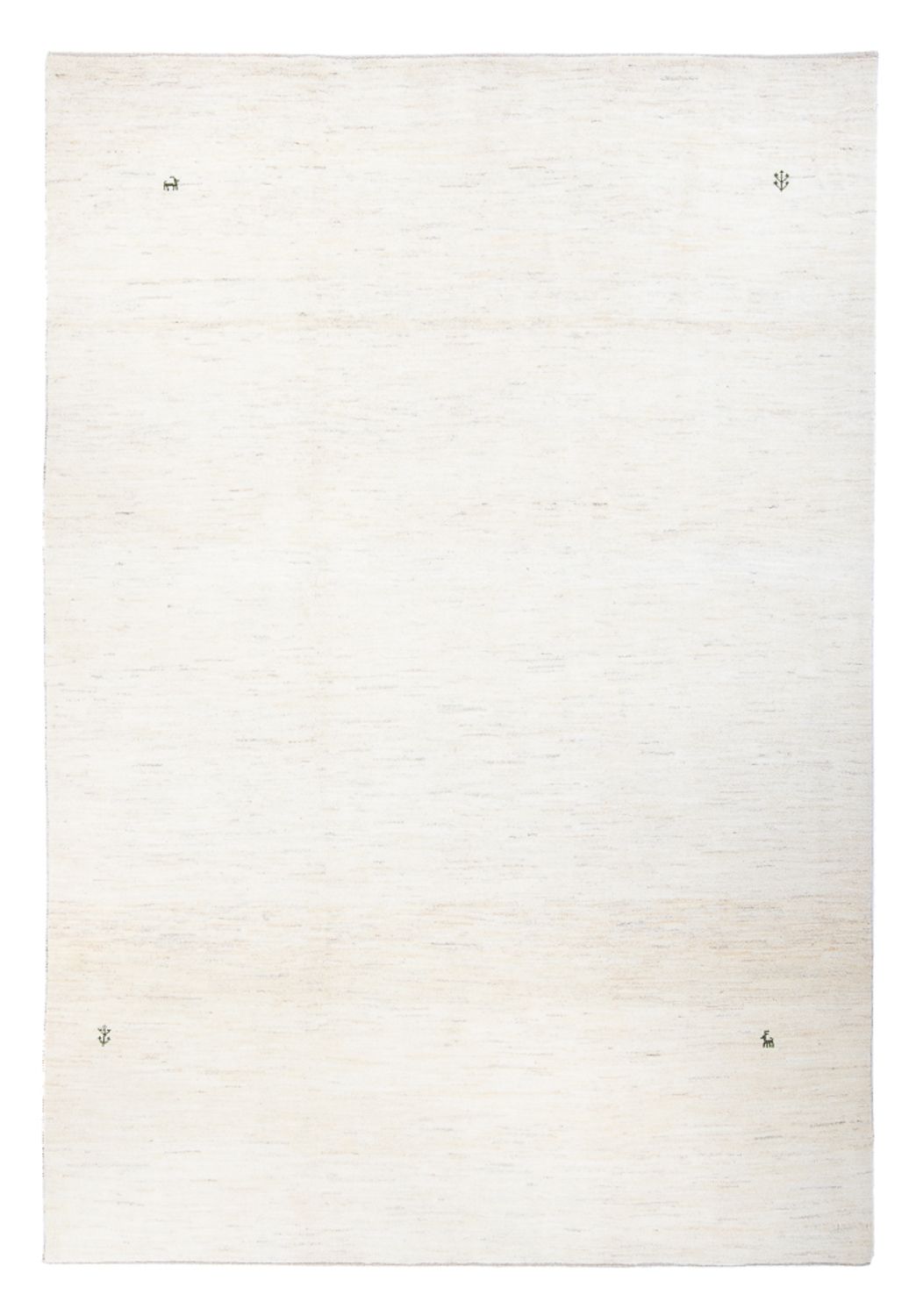 Dywan Gabbeh - perski - 294 x 205 cm - biały