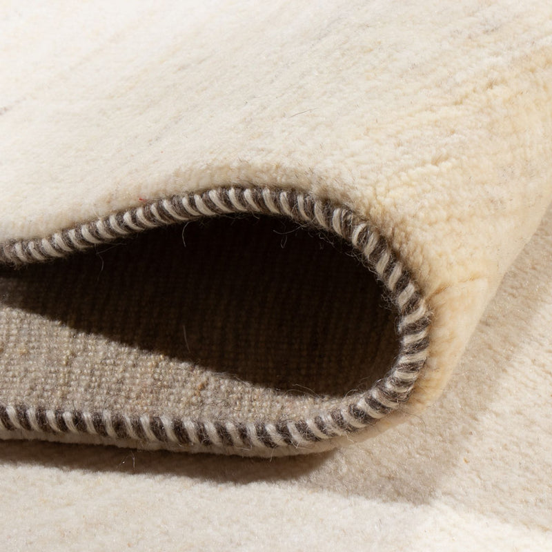 Dywan Gabbeh - perski - 294 x 205 cm - biały