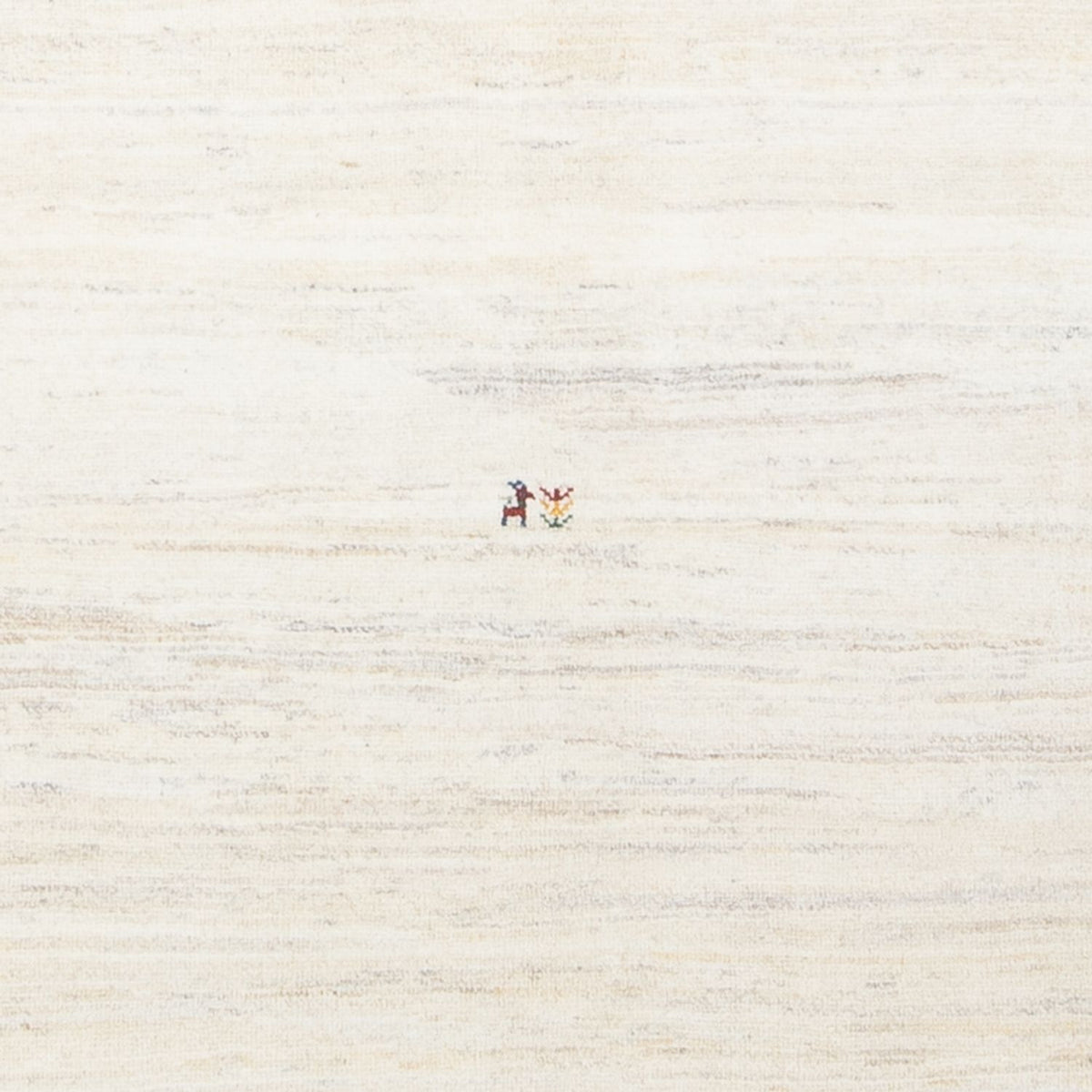 Dywan Gabbeh - perski - 200 x 142 cm - biały