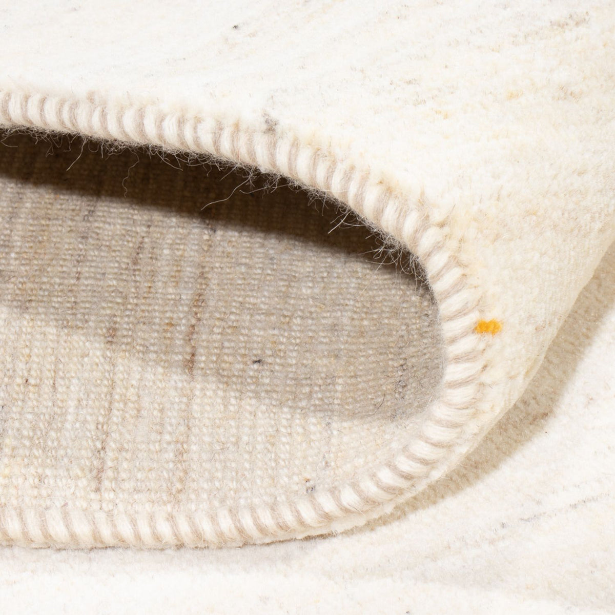 Dywan Gabbeh - perski - 200 x 142 cm - biały