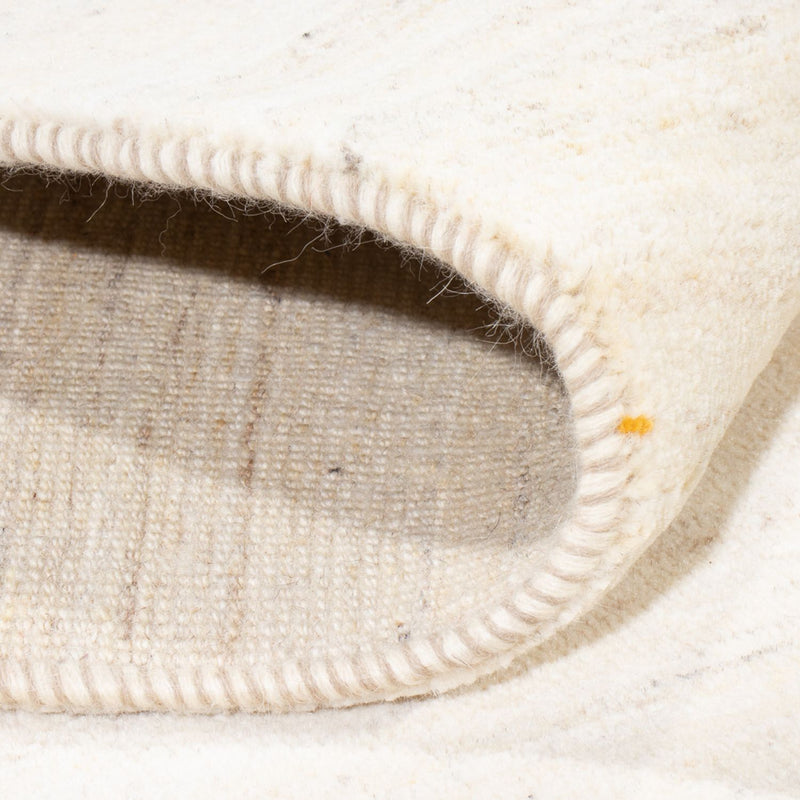 Dywan Gabbeh - perski - 200 x 142 cm - biały