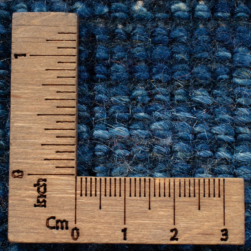 Dywan Gabbeh - perski - 140 x 72 cm - morski błękit