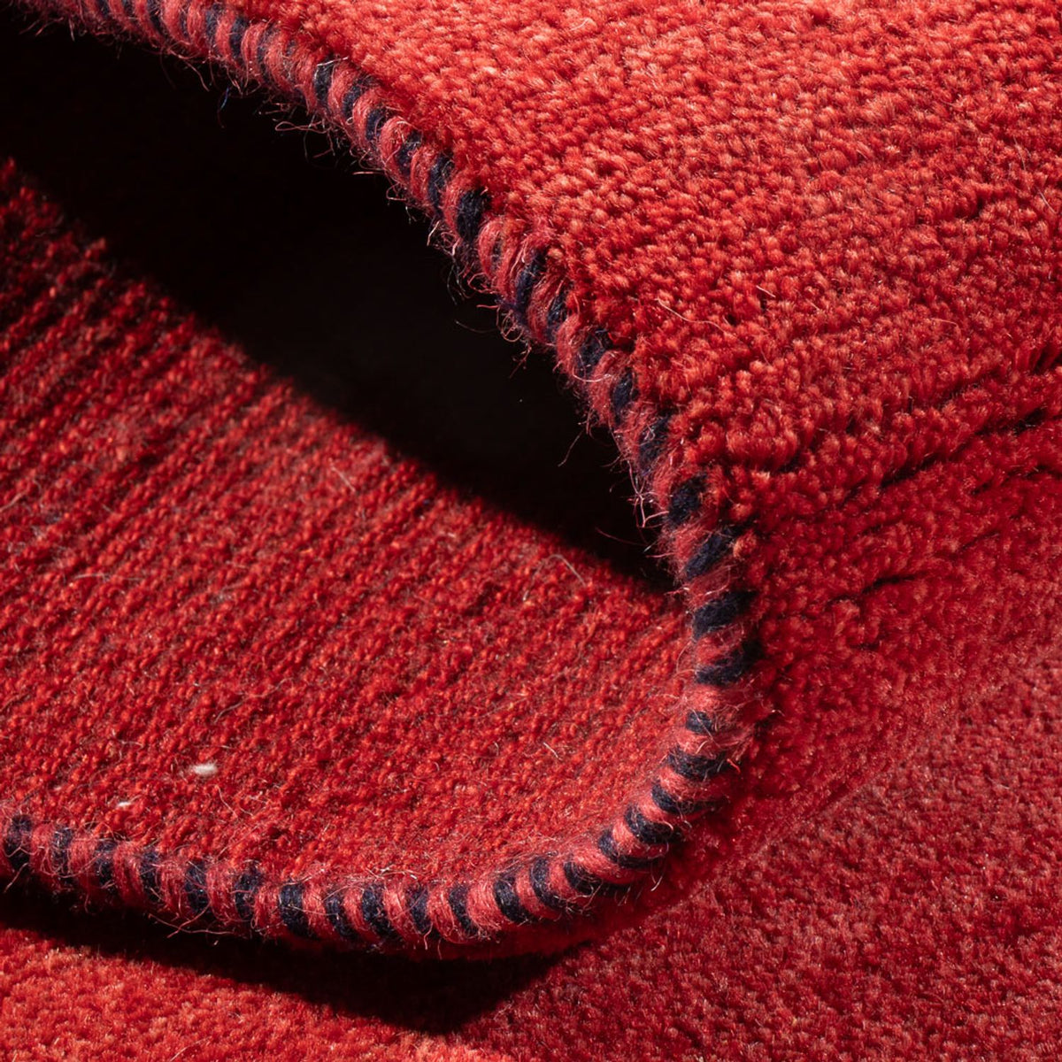 Dywan Gabbeh - perski - 139 x 73 cm - czerwony