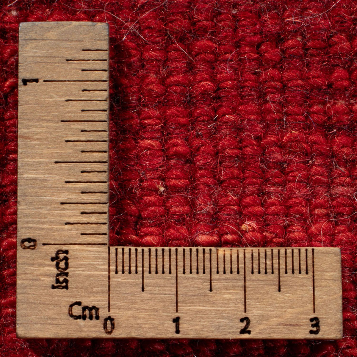 Dywan Gabbeh - perski - 139 x 73 cm - czerwony