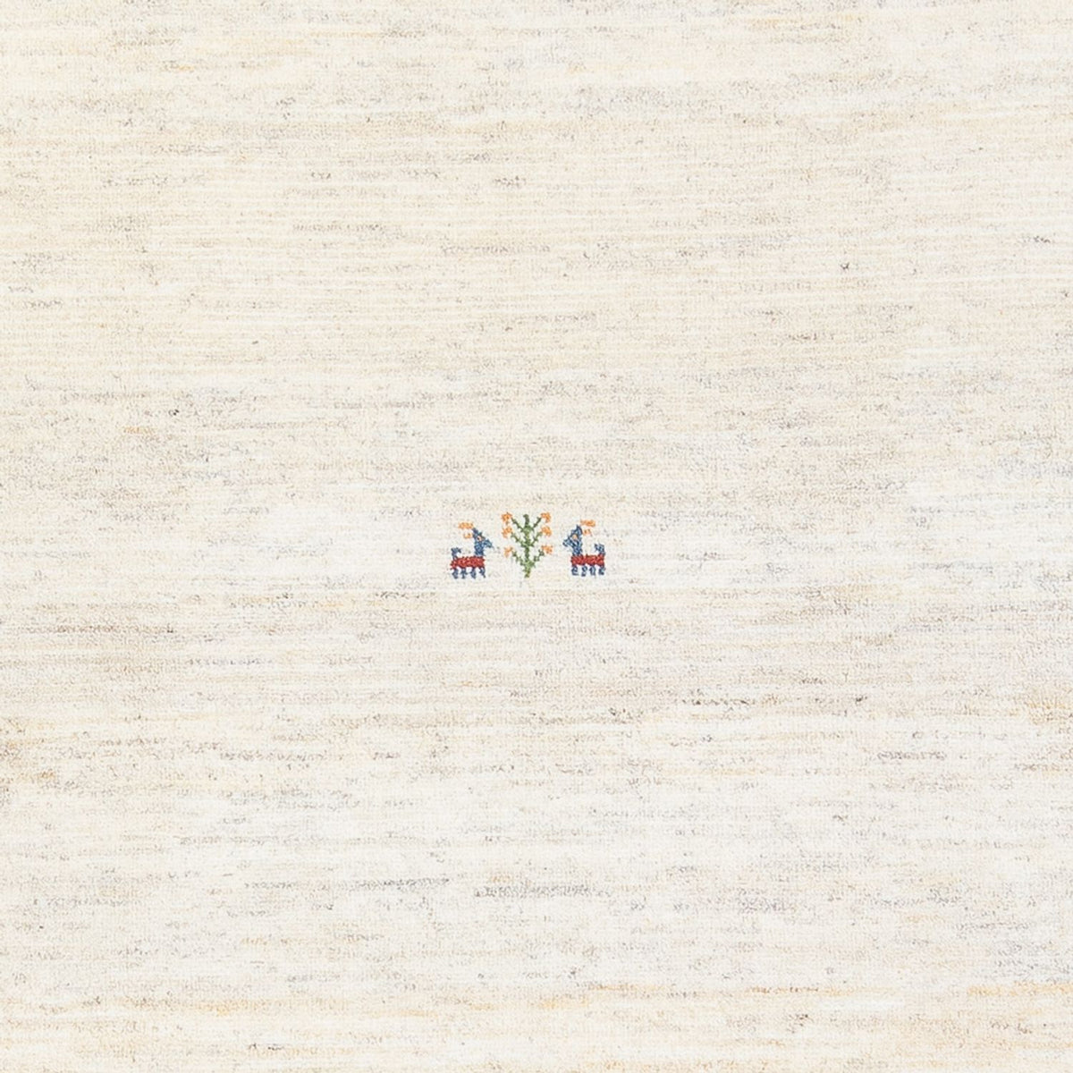 Dywan Gabbeh - perski - 237 x 197 cm - biały