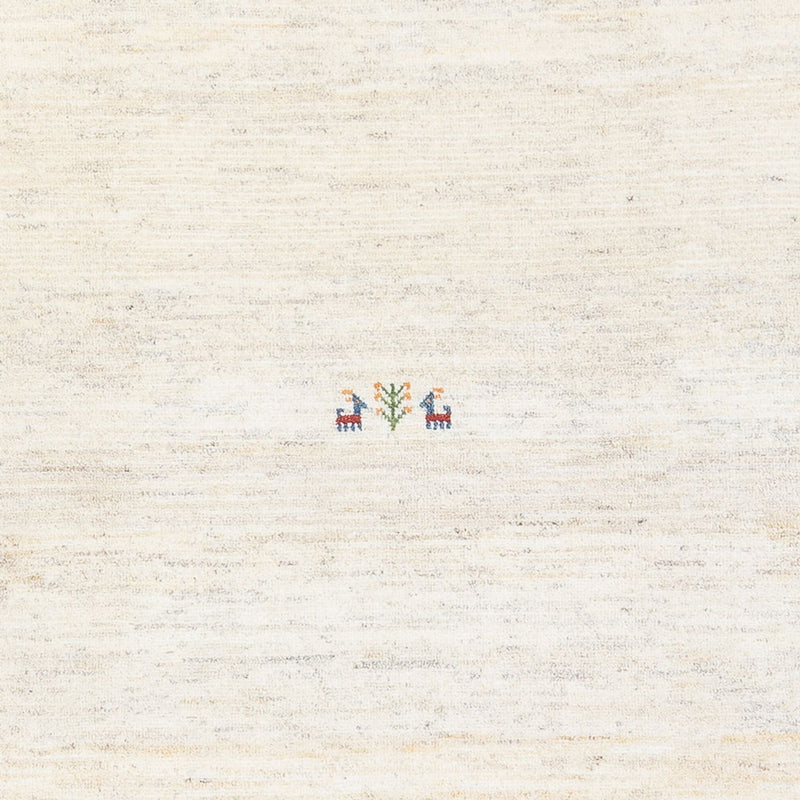 Dywan Gabbeh - perski - 237 x 197 cm - biały