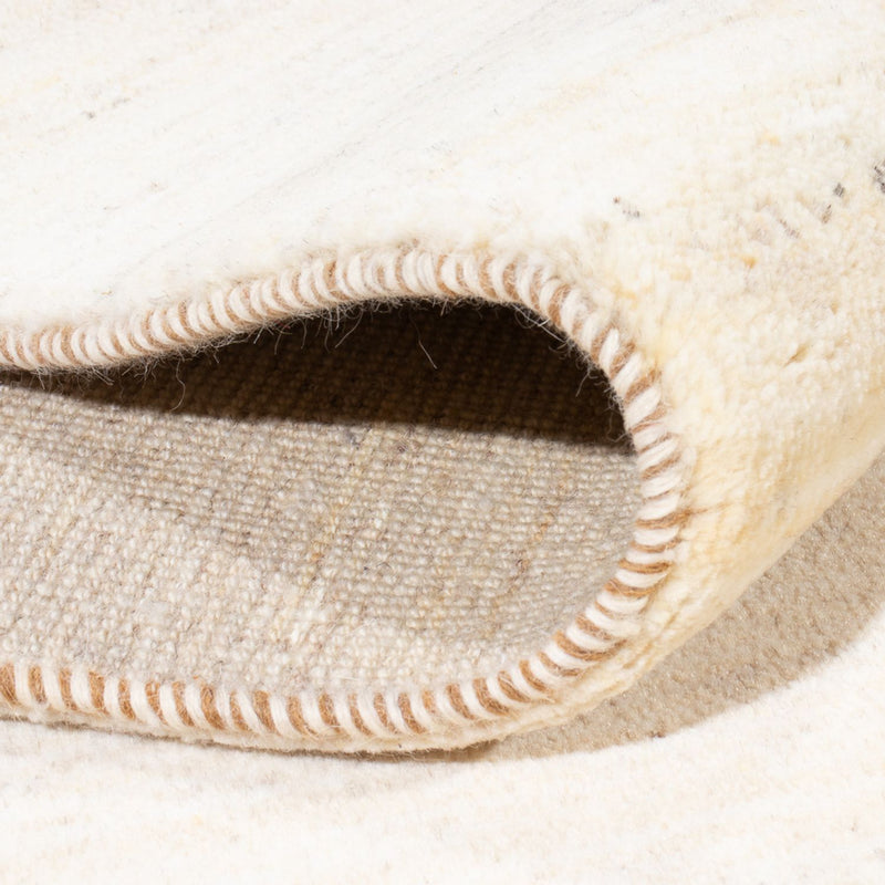 Dywan Gabbeh - perski - 237 x 197 cm - biały