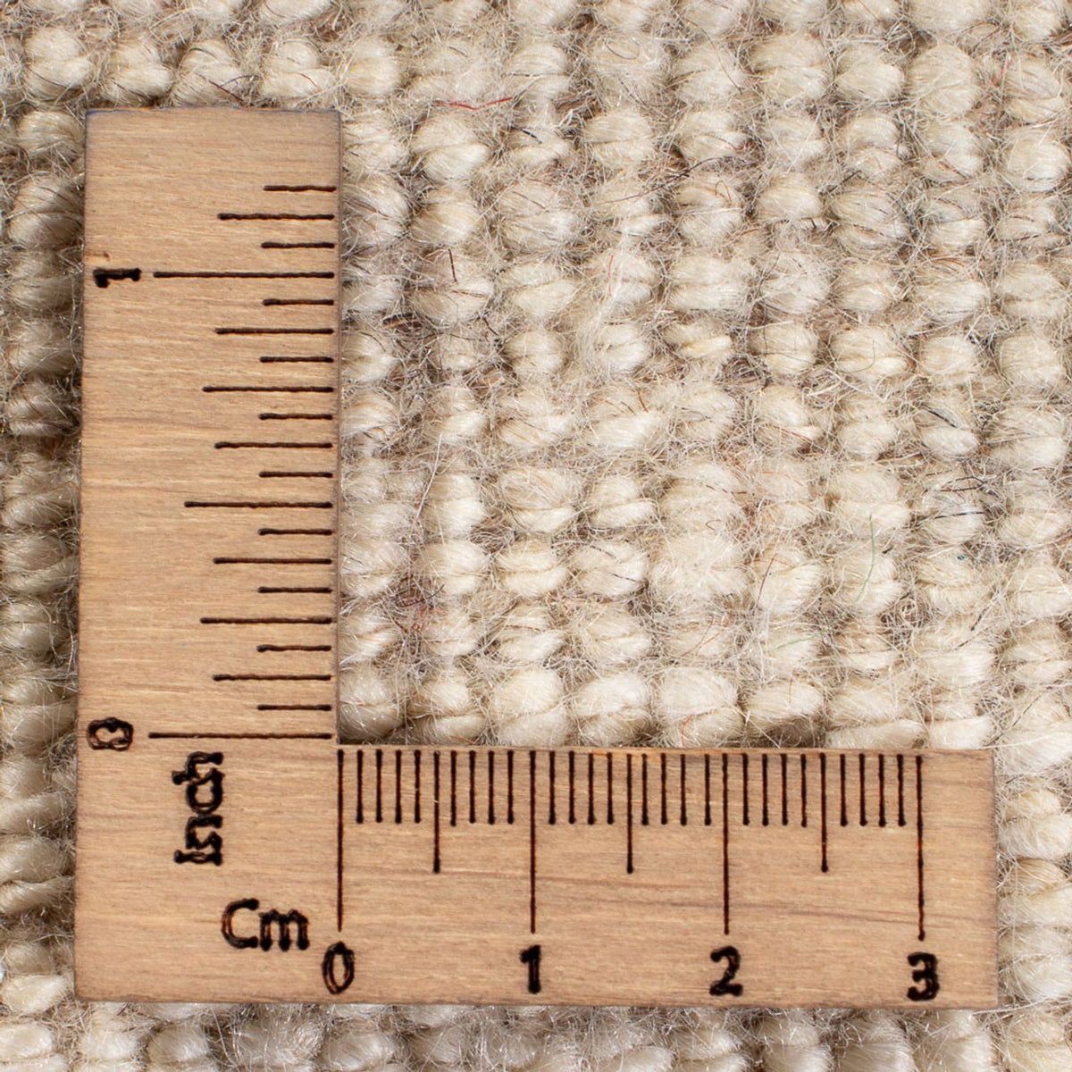 Dywan Gabbeh - perski - 237 x 197 cm - biały