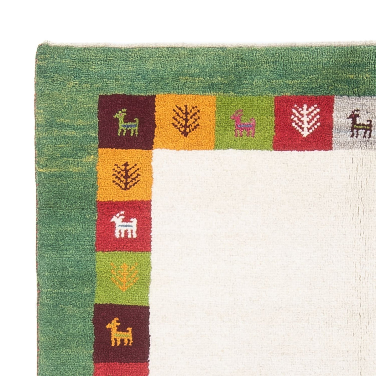 Dywan Gabbeh - perski - 180 x 116 cm - wielokolorowy