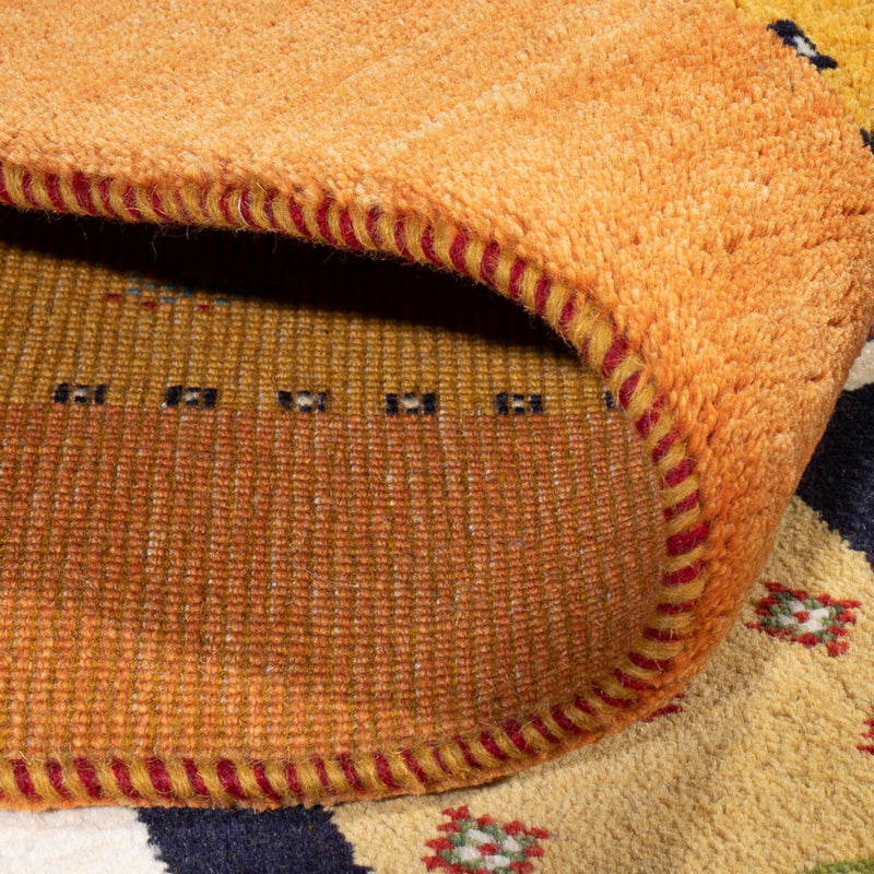 Dywan Gabbeh - perski - 197 x 149 cm - wielokolorowy