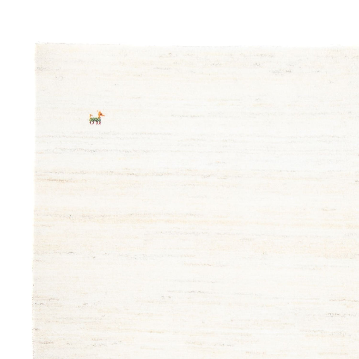 Dywan Gabbeh - perski - 193 x 153 cm - biały