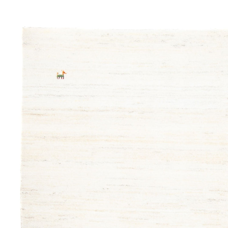 Dywan Gabbeh - perski - 193 x 153 cm - biały