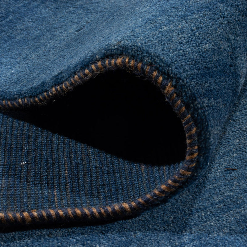 Dywan Gabbeh - perski - 352 x 252 cm - morski błękit