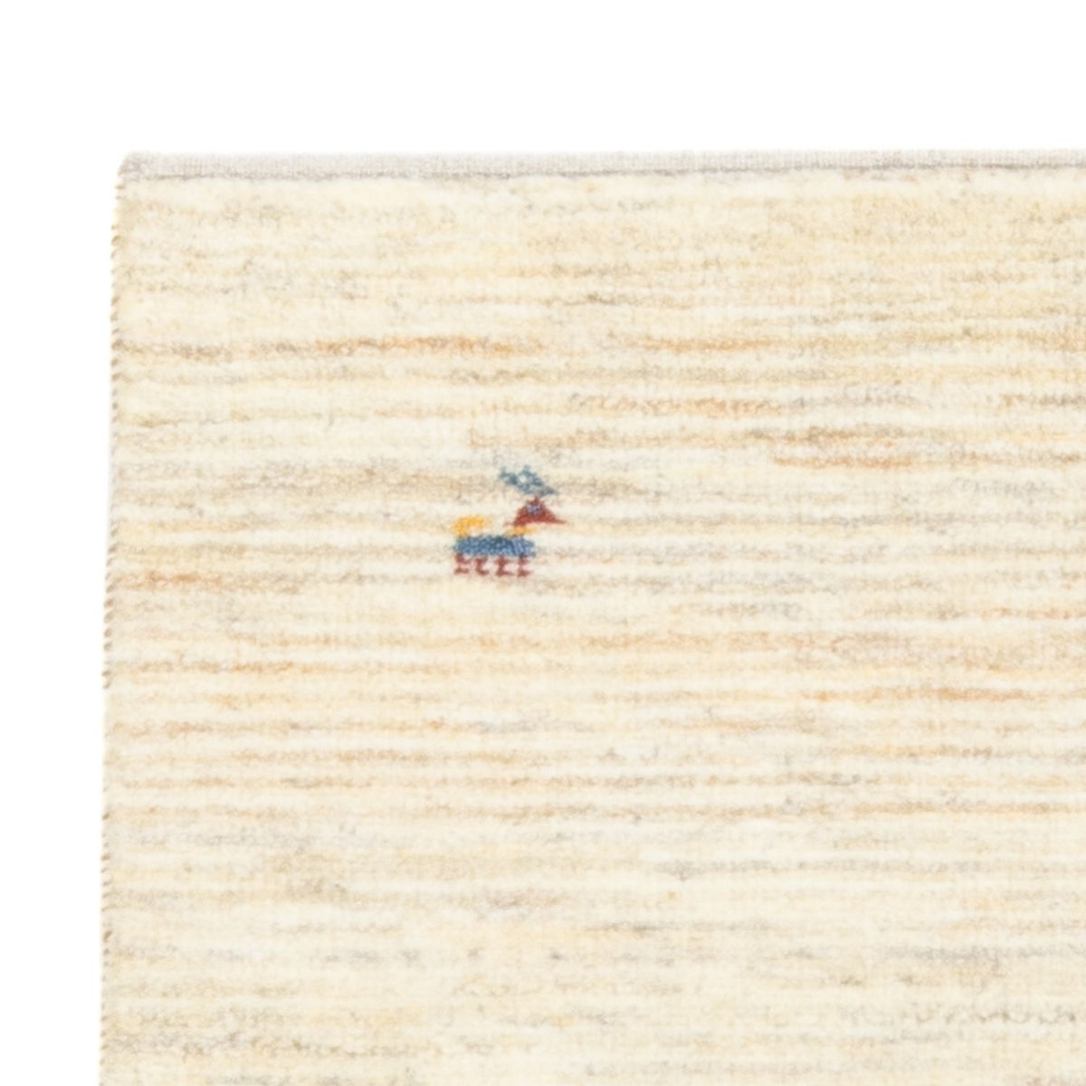 Dywan Gabbeh - perski - 137 x 73 cm - jasny beż