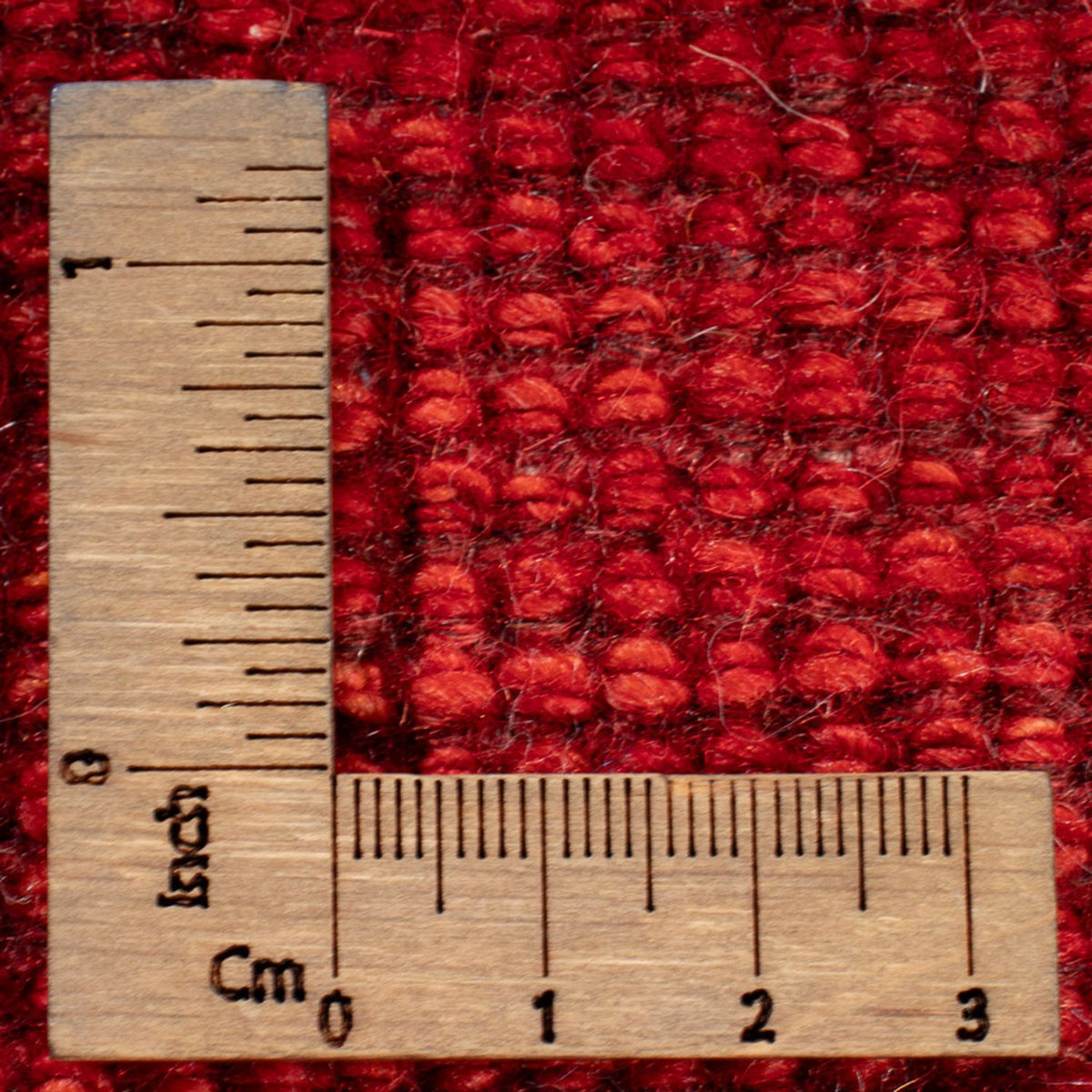 Biegacz Dywan Gabbeh - perski - 196 x 80 cm - czerwony