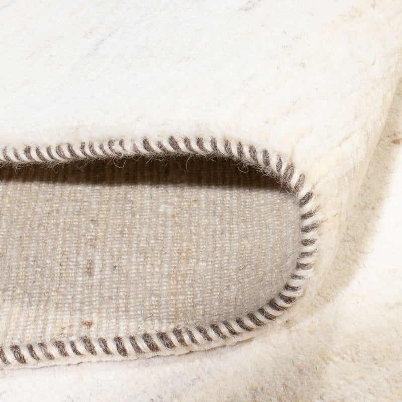 Dywan Gabbeh - perski - 228 x 170 cm - biały