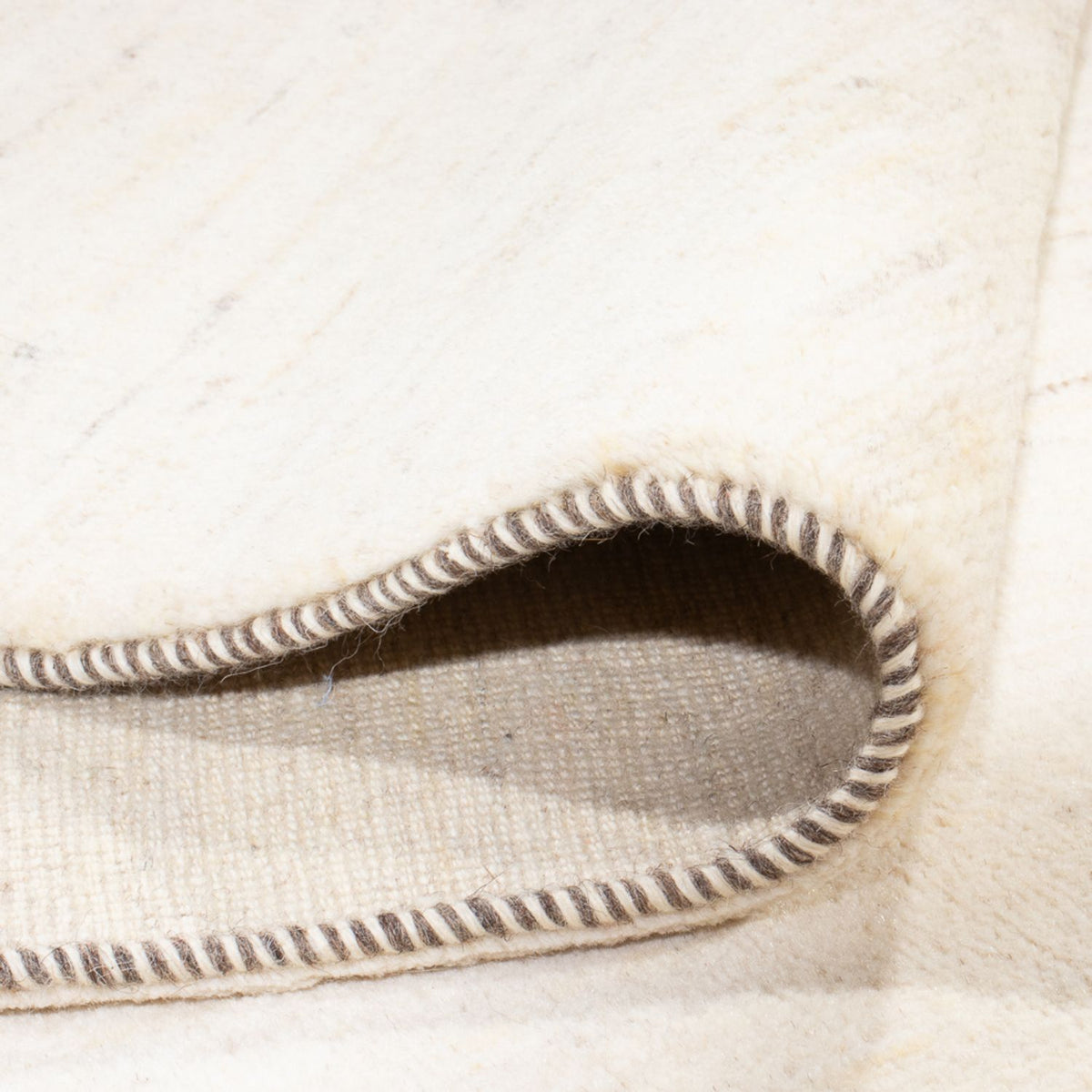 Dywan Gabbeh - perski - 295 x 198 cm - biały