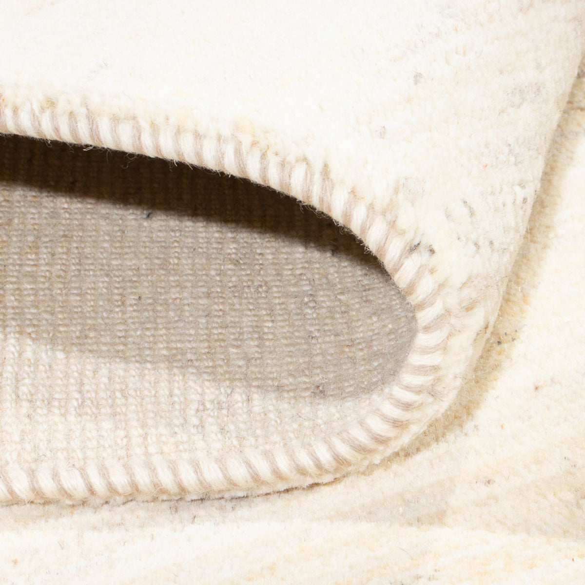 Dywan Gabbeh - perski - 191 x 120 cm - beżowy