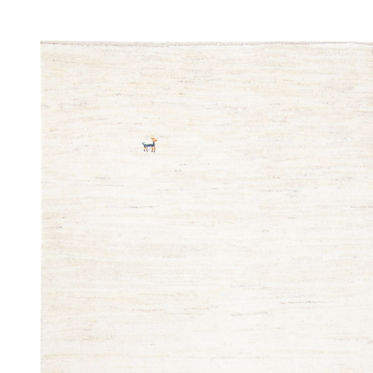 Dywan Gabbeh - perski - 232 x 174 cm - biały