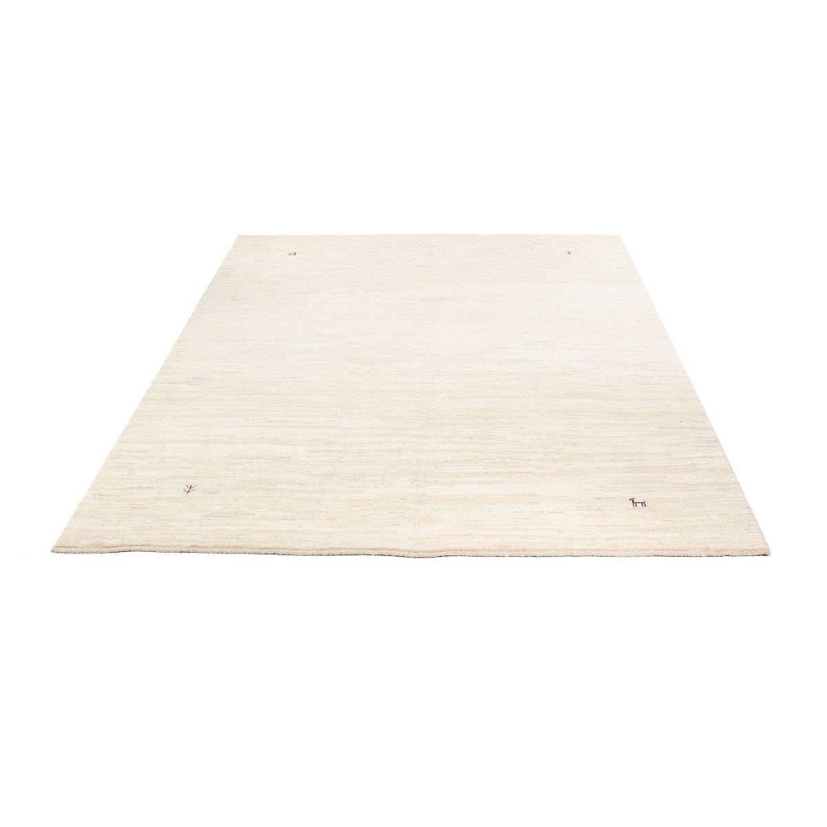 Dywan Gabbeh - perski - 232 x 174 cm - biały