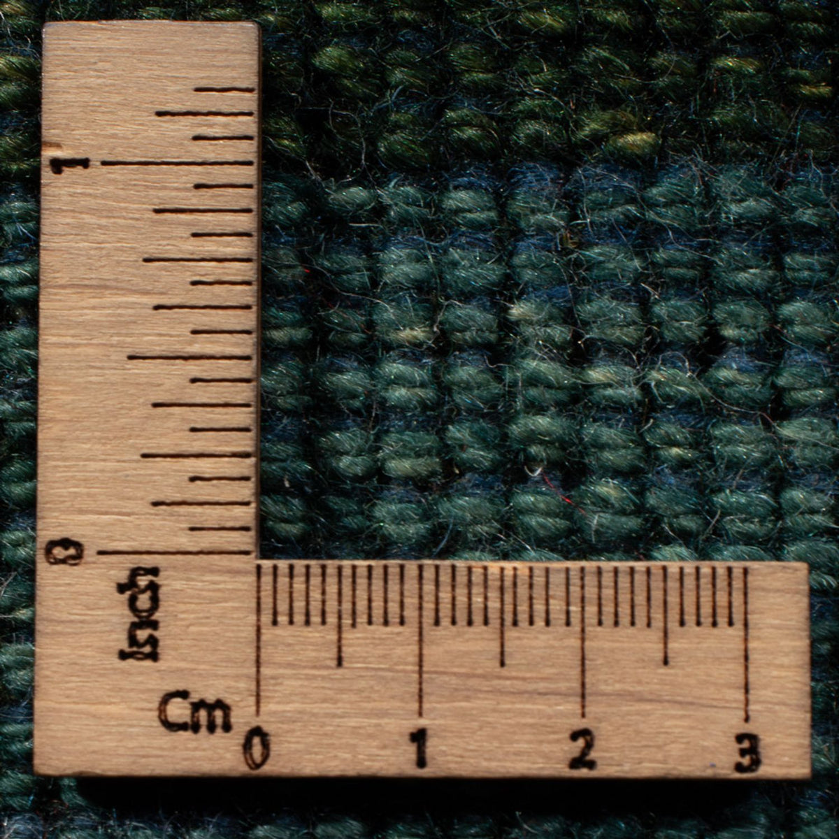 Dywan Gabbeh - perski - 87 x 61 cm - zielona