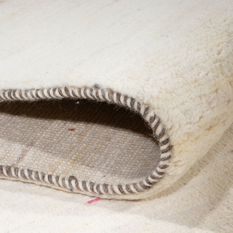 Dywan Gabbeh - perski - 255 x 174 cm - biały