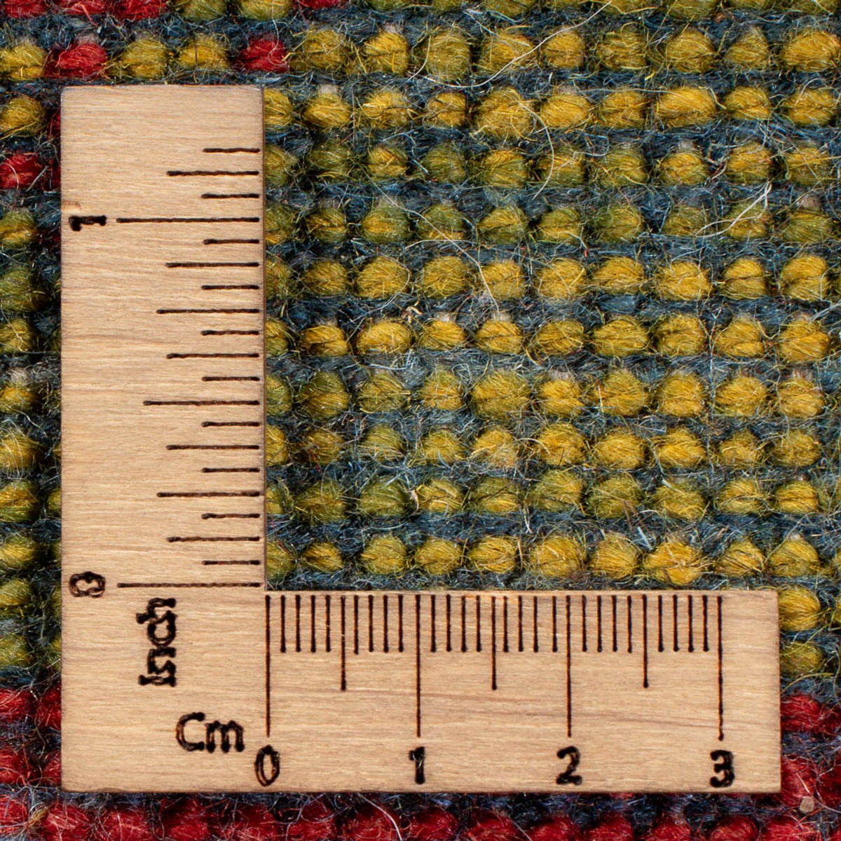 Dywan Gabbeh - perski - 90 x 63 cm - wielokolorowy