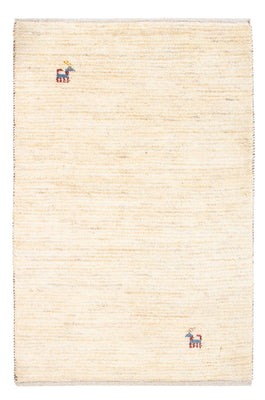 Dywan Gabbeh - perski - 86 x 61 cm - beżowy