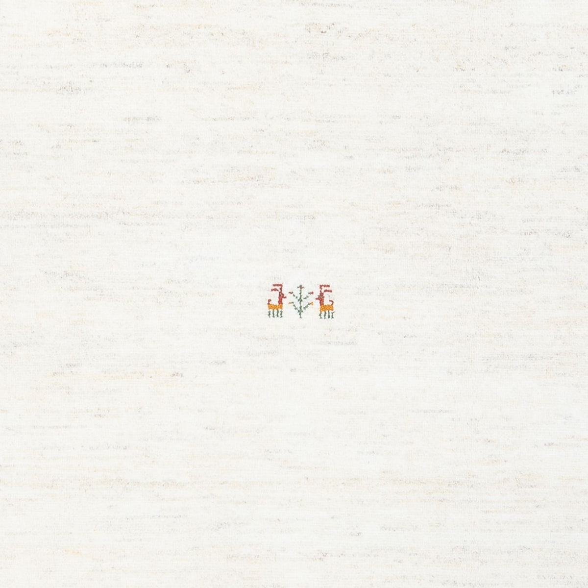 Dywan Gabbeh - perski - 243 x 198 cm - biały