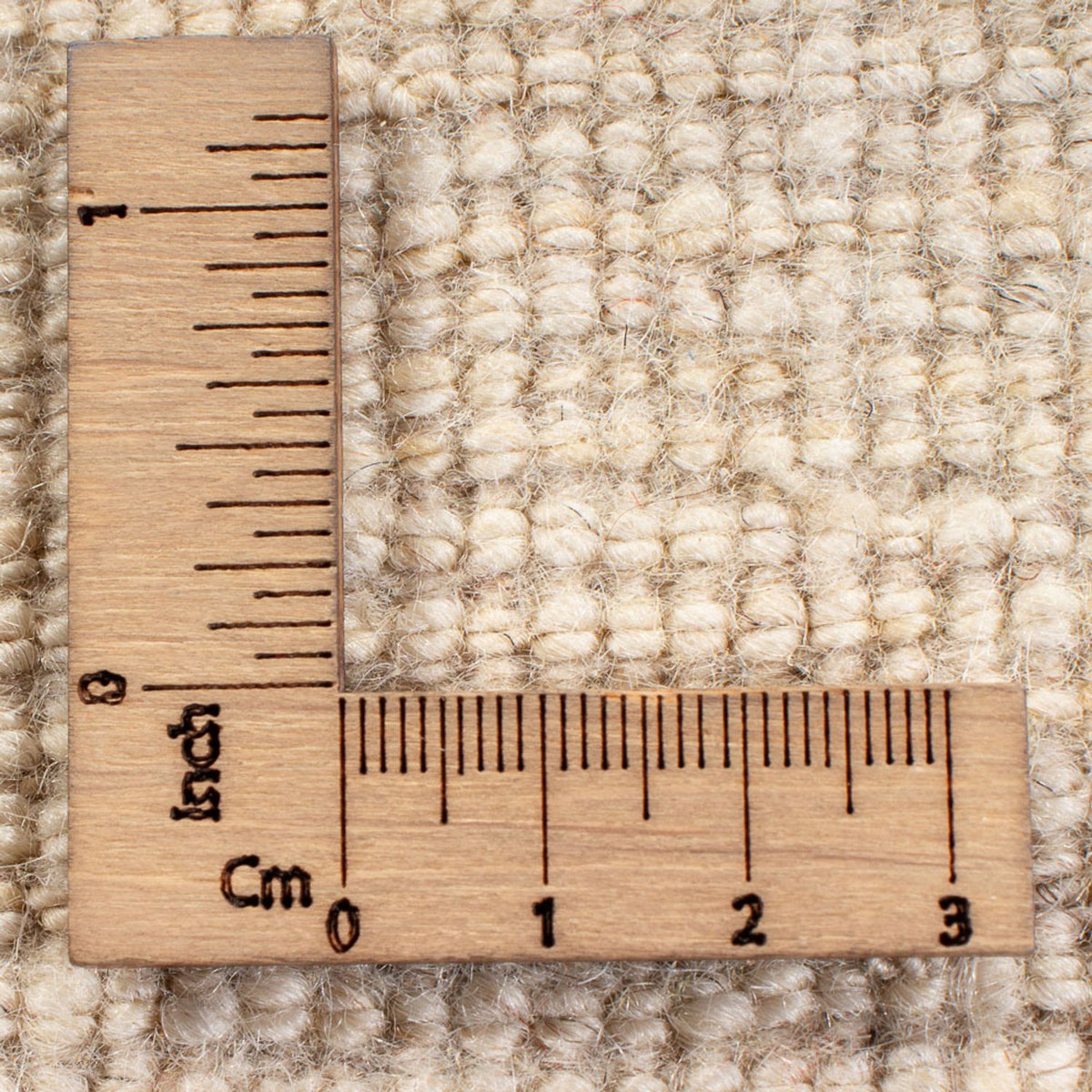 Dywan Gabbeh - perski - 244 x 181 cm - biały