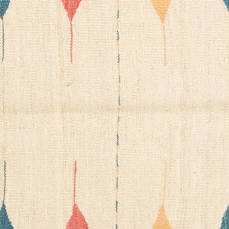 Dywan Kelim - Orientalny kwadratowy  - 129 x 125 cm - zieleń miętowa