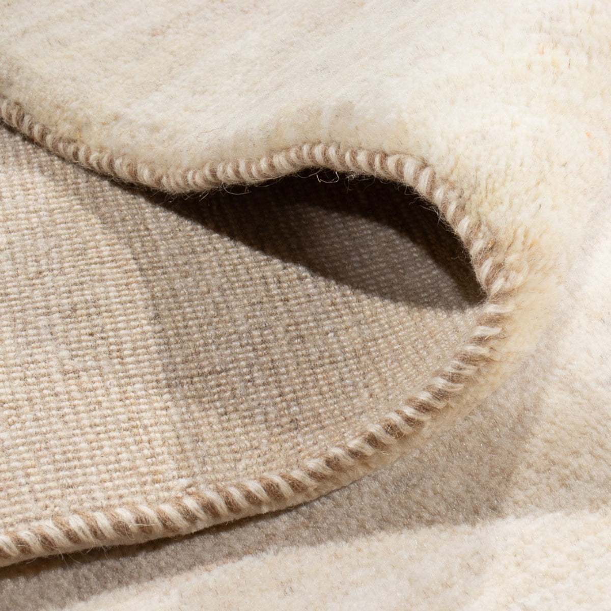 Dywan Gabbeh - perski - 296 x 204 cm - biały