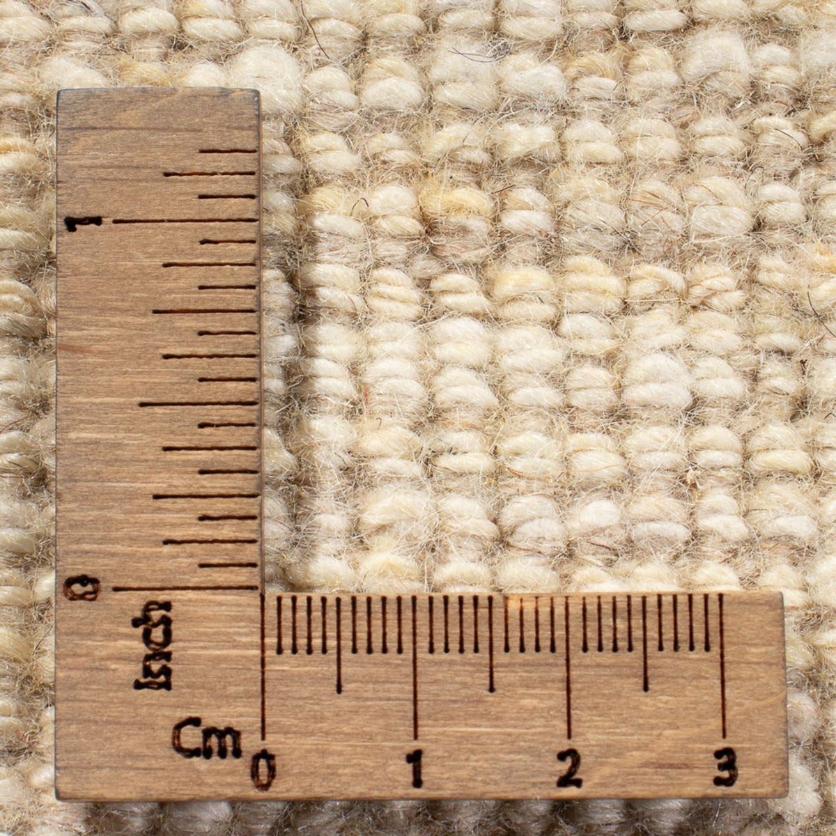 Dywan Gabbeh - perski - 143 x 71 cm - beżowy