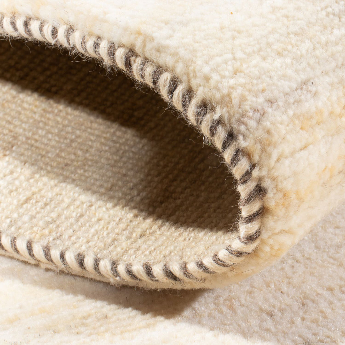 Dywan Gabbeh - perski - 150 x 73 cm - beżowy