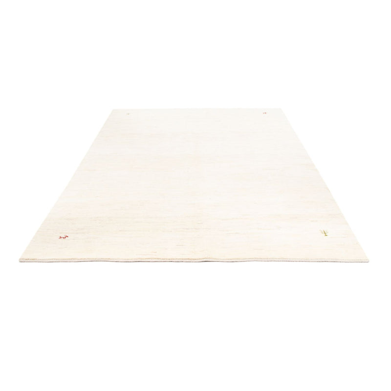 Dywan Gabbeh - perski - 253 x 171 cm - biały